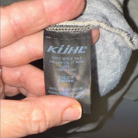 Kuhl Women's Cowl Neck Sweater Off White/khaki - Large. B2